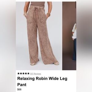 Chic Comfort Wide Leg Pants - Tan